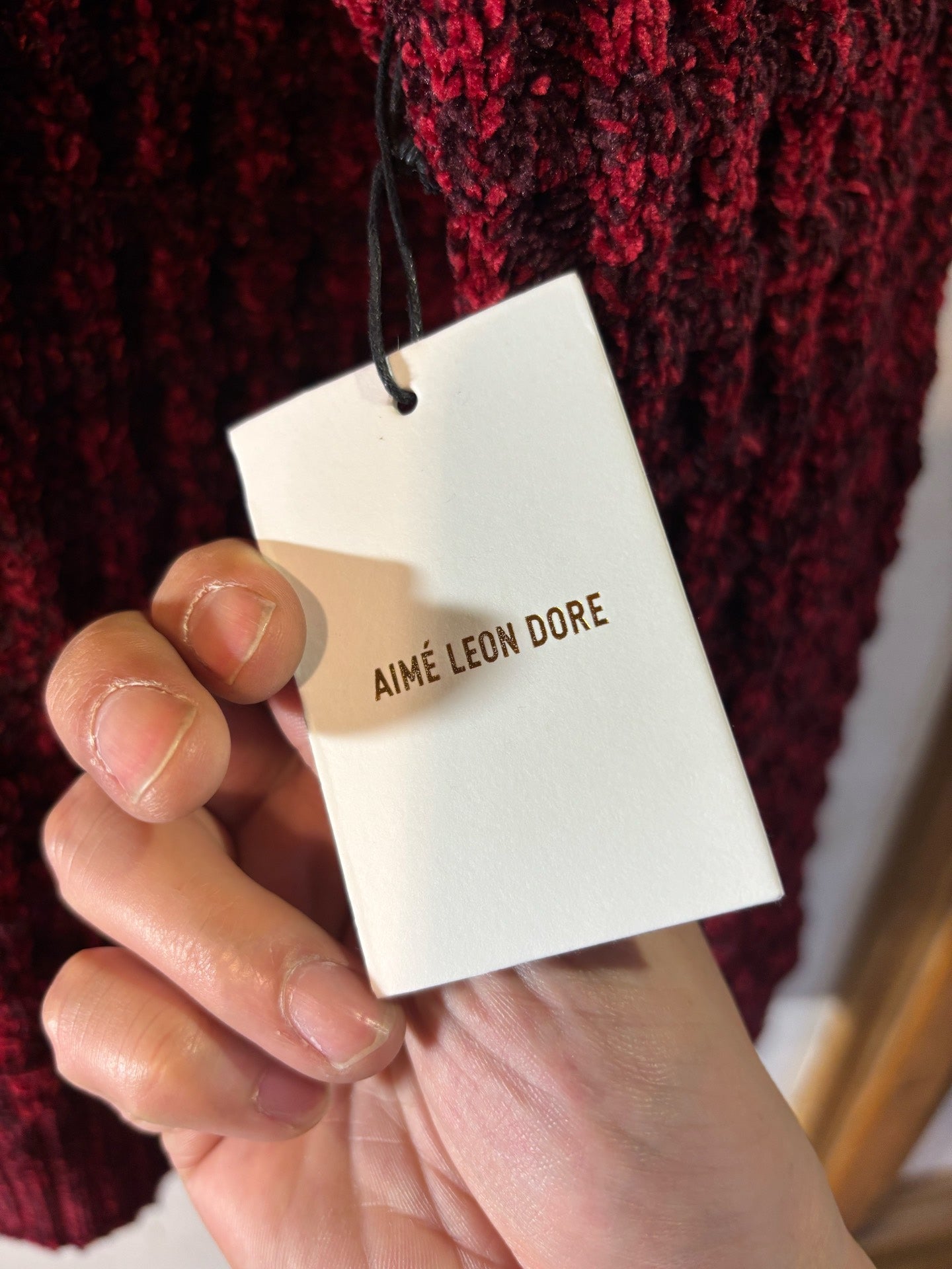 Aime Leon Dore Open Collar Sweater