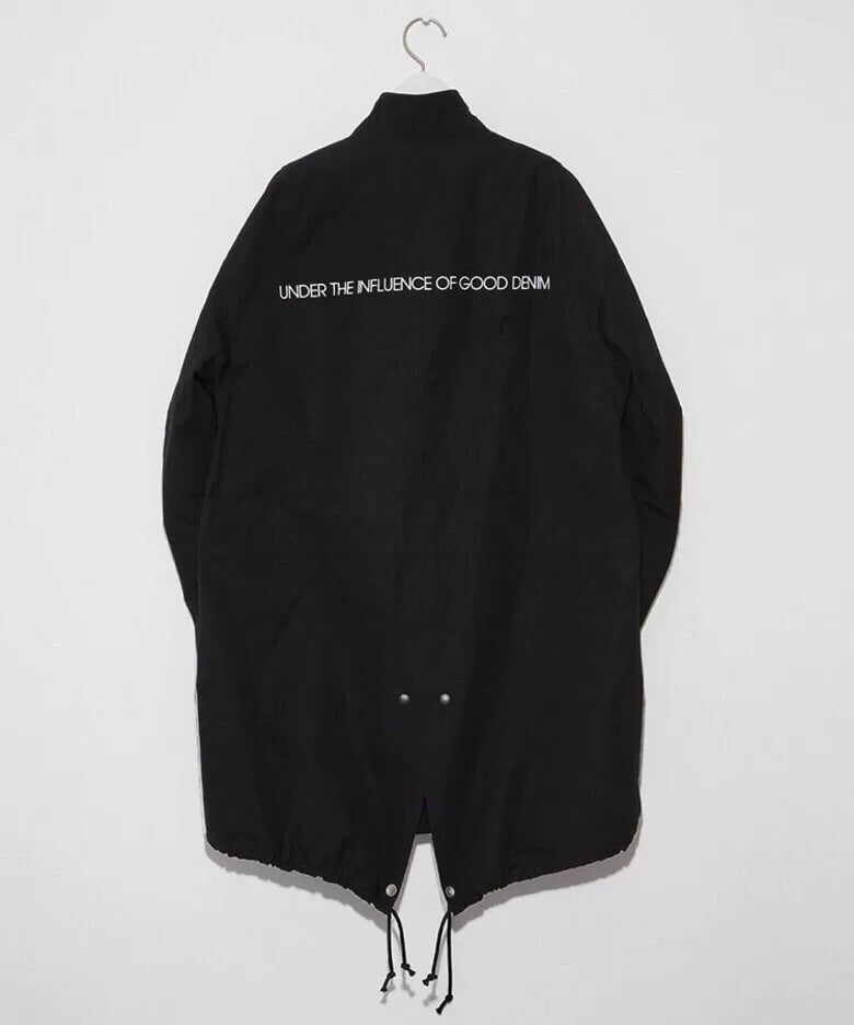 denim by vanquish & fragment fish tail parka