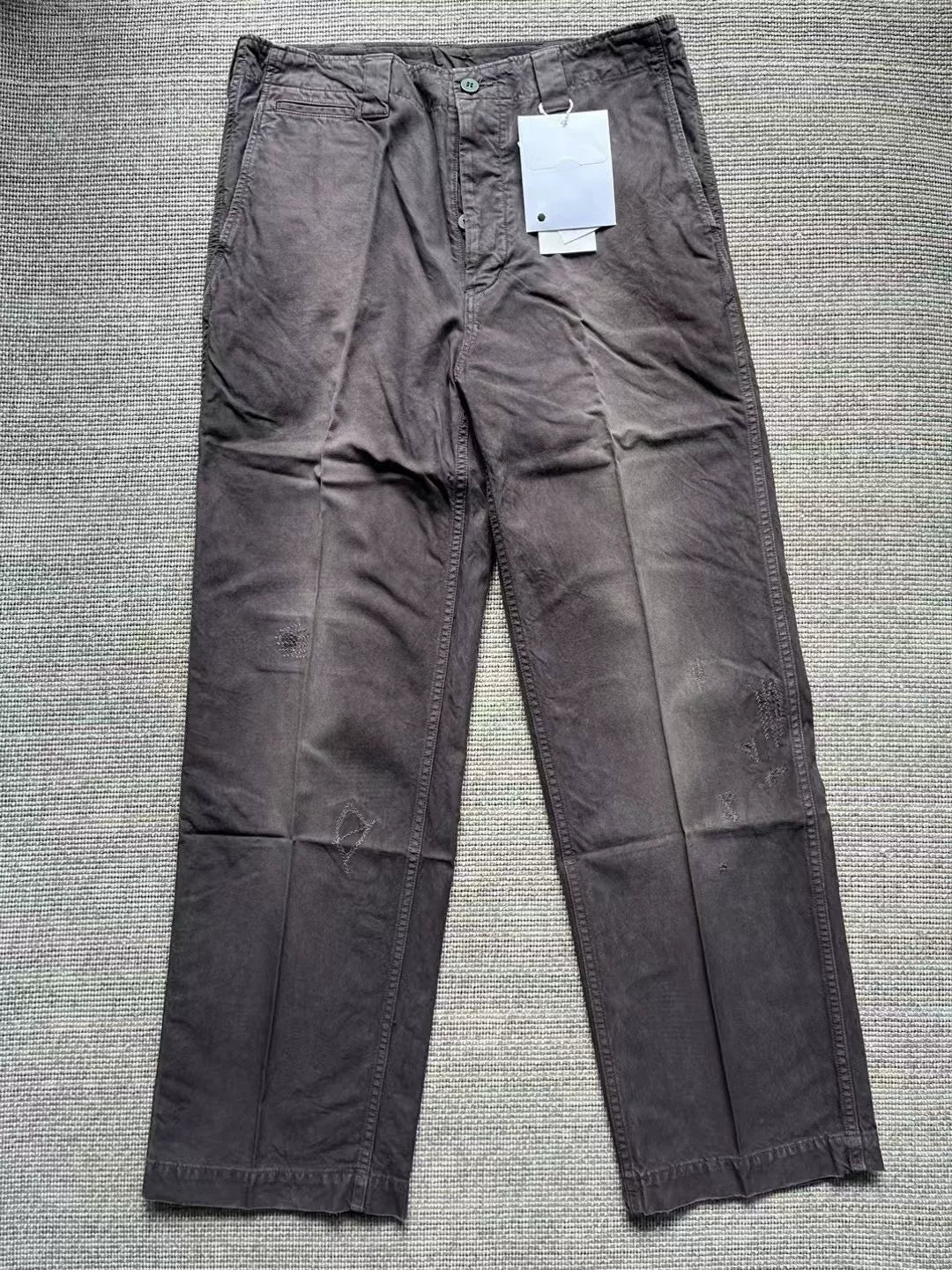 VISVIM Wide Chino Pants Black