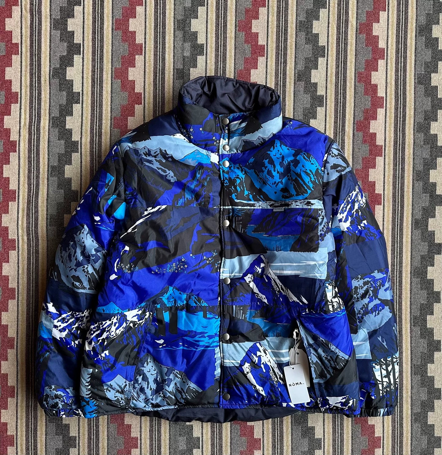 noma t.d. landscape stuffed jacket black gray