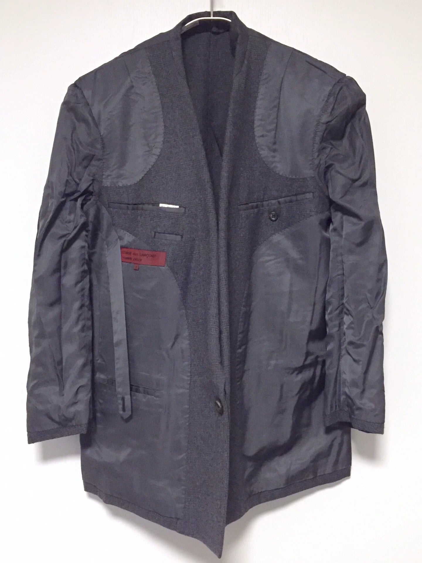 COMME des GARCONS Homme Deux Gray Wool Blazer