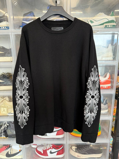 Chrome Hearts Vine Arm Embroidery Sweater