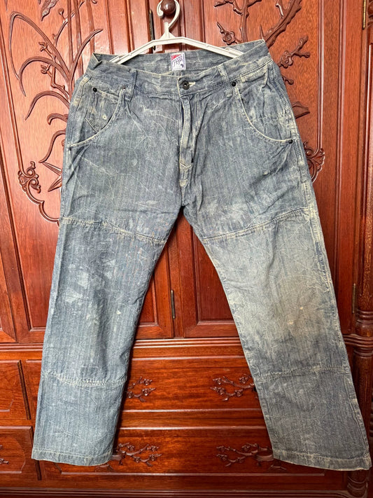 PRPS Men's Straight Loose Casual Pants