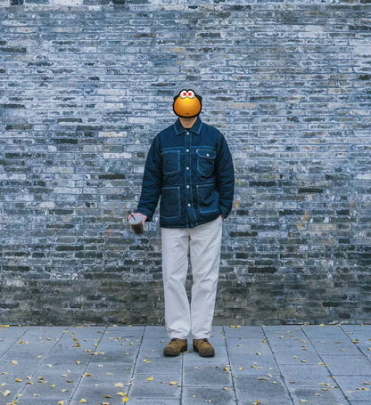 reversible quilt chore coat by levi's red