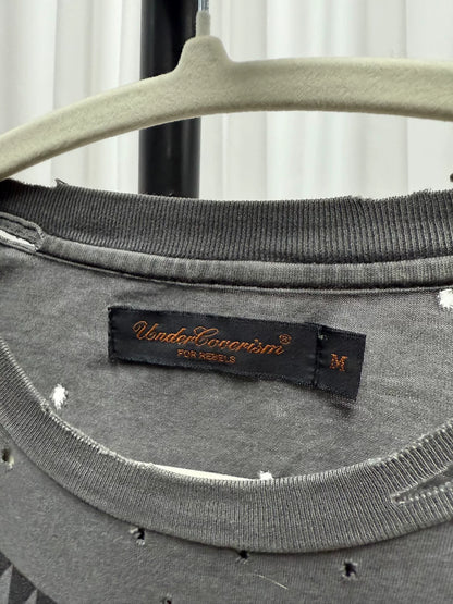 UNDERCOVER Scab Distressed Short Sleeve Shirt