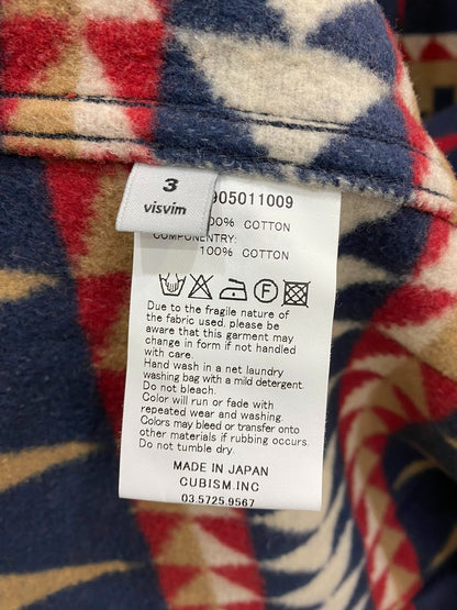 visvim ict robe with American tribal patterns
