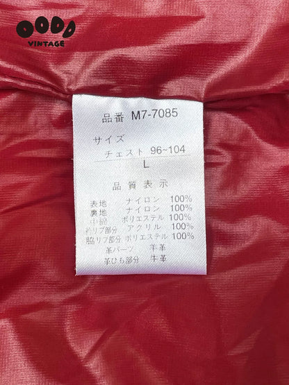 AKIRA Style Red Nylon Puffer Jacket