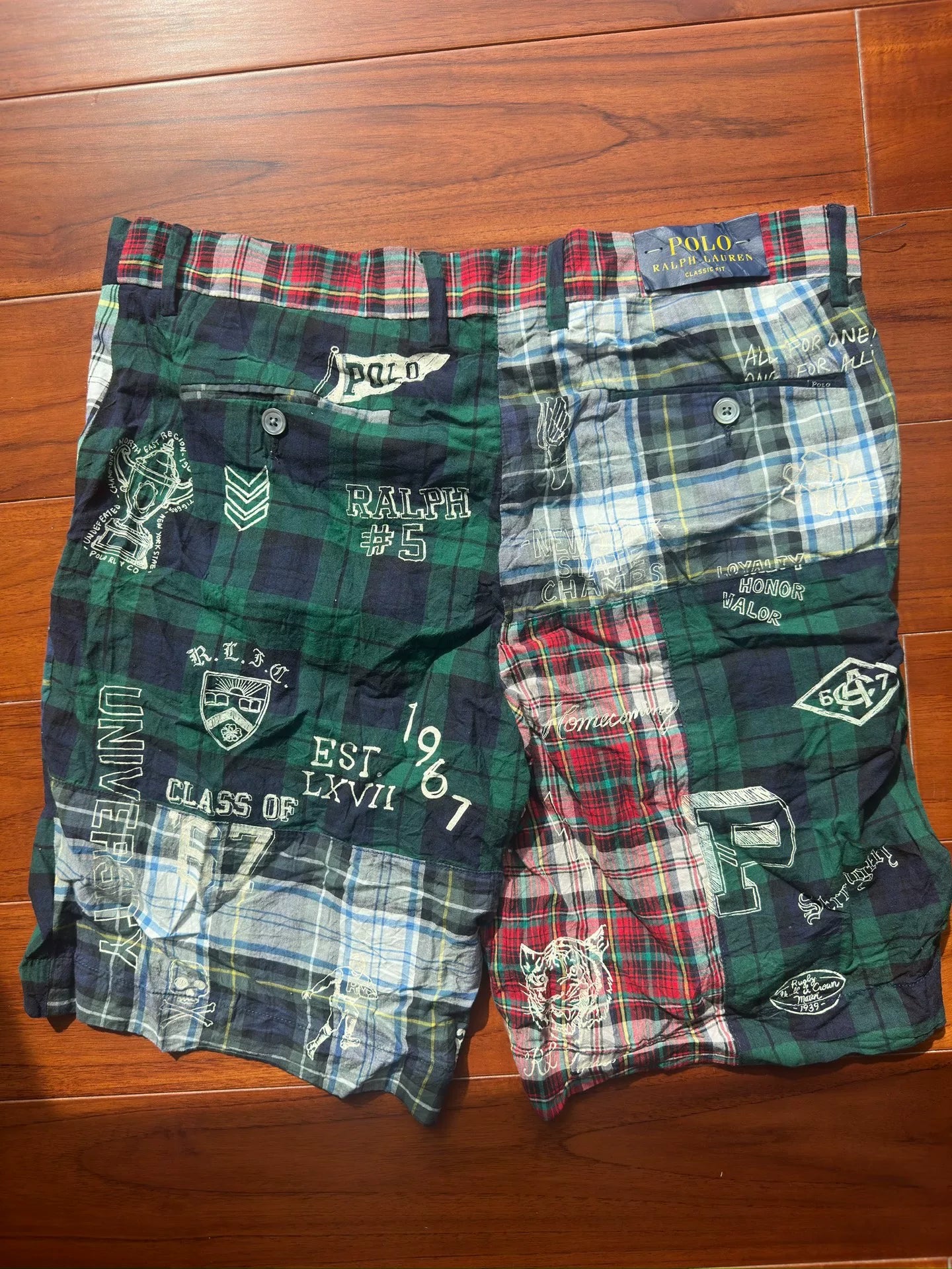 Ralph Lauren Patchwork Graffiti Shorts