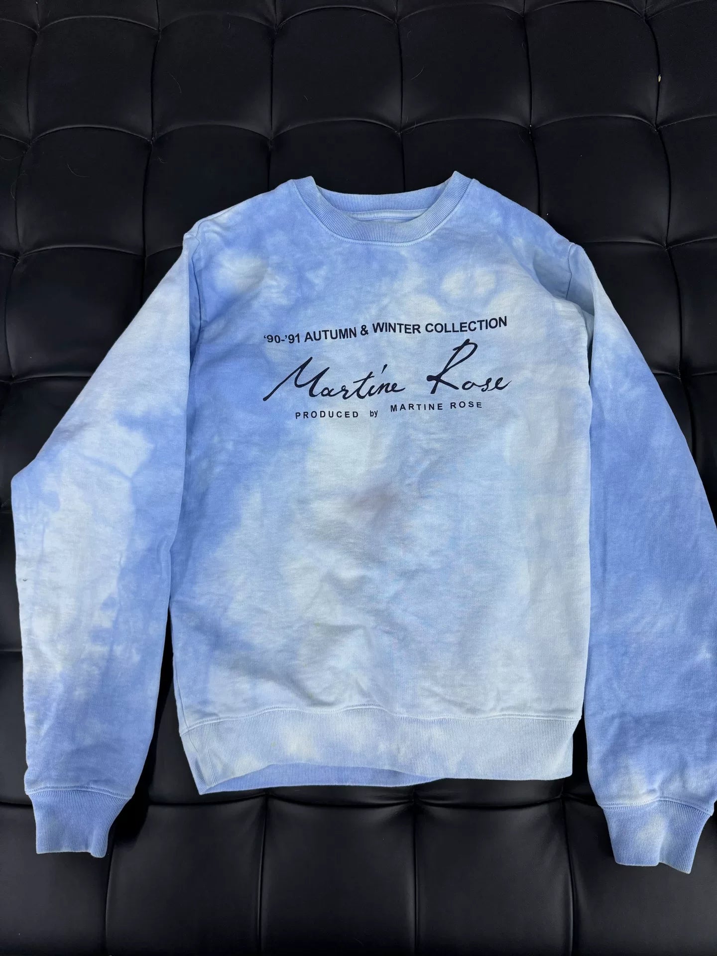 Martine Rose Tie-Dye Crewneck Sweatshirt