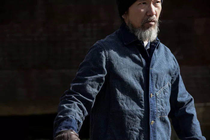 yard master indigo work jacket