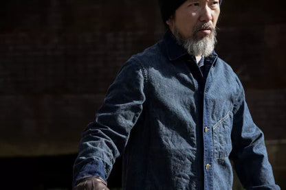 yard master indigo work jacket