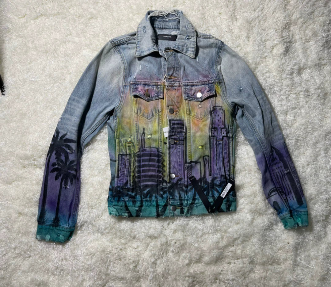 amiri alrbrush hollywood trucker jacket
