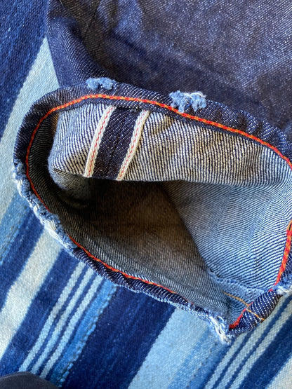 prps noir vintage washed denim pants