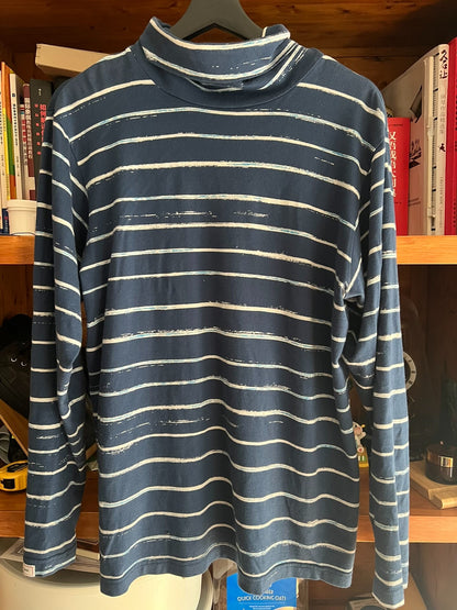 porter classic artist border turtleneck shirt