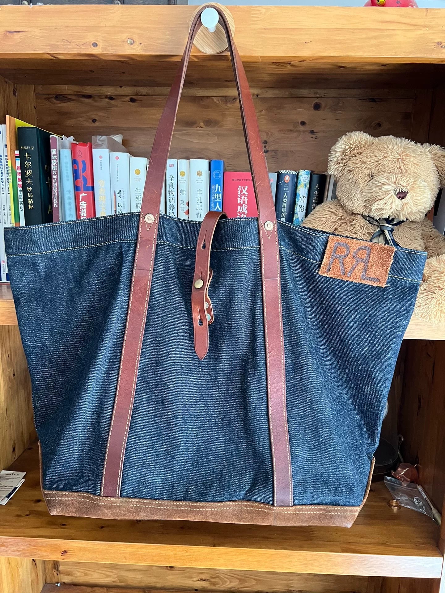 RRL Double RL Denim Tote Bag