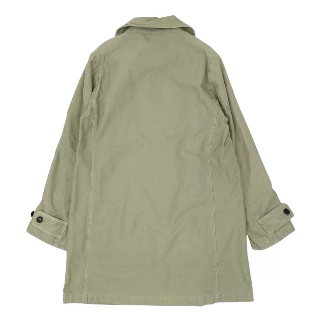 visvim HERGE COAT DMGD CHINO LT GREEN