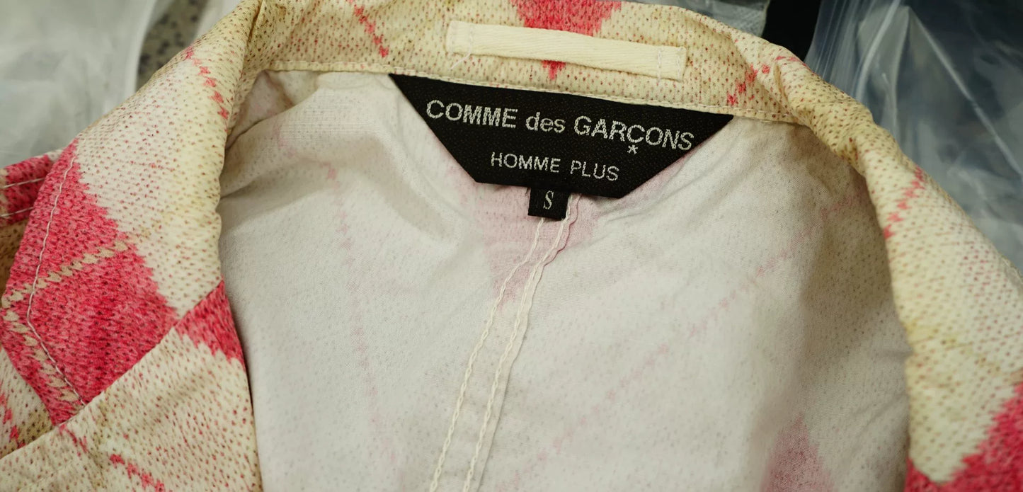 Comme des Garçons Spring Summer Diamond Check Blazer