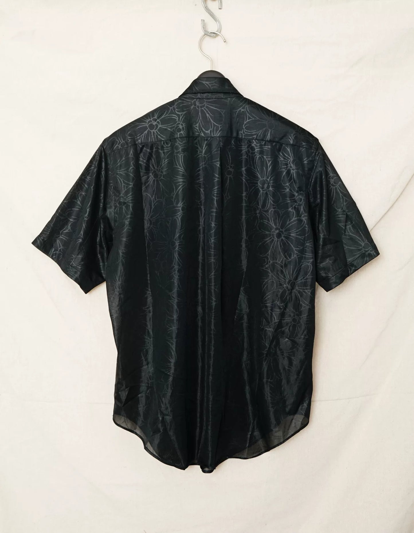 Comme des Garçons Loose Polyester Discharge Shirt