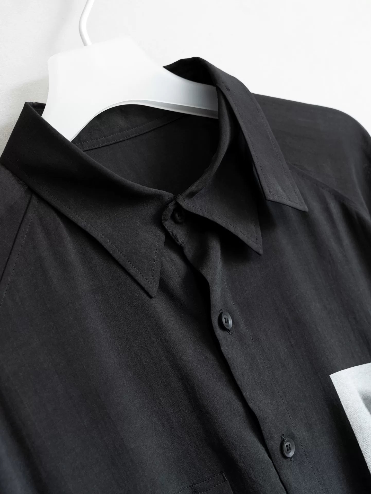 Yohji Yamamoto Dog Print Long Sleeve Shirt