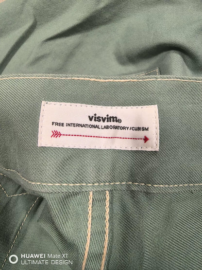 visvim 23ss carpenter pants in mint green