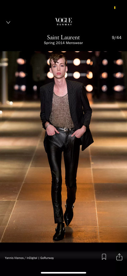 Saint Laurent 2014 Runway Boots