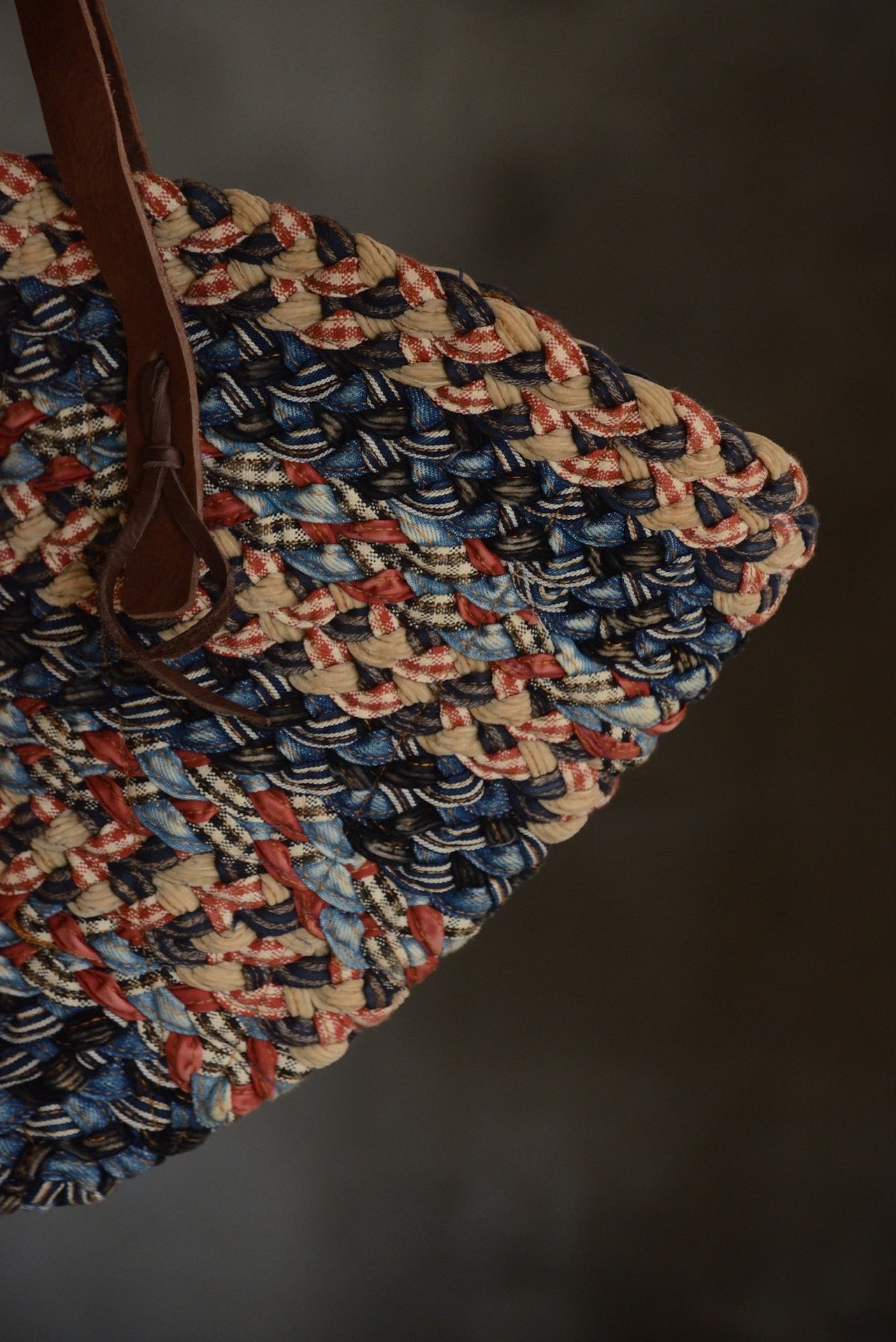 Kapital Patchwork Woven Large Shoulder Bag