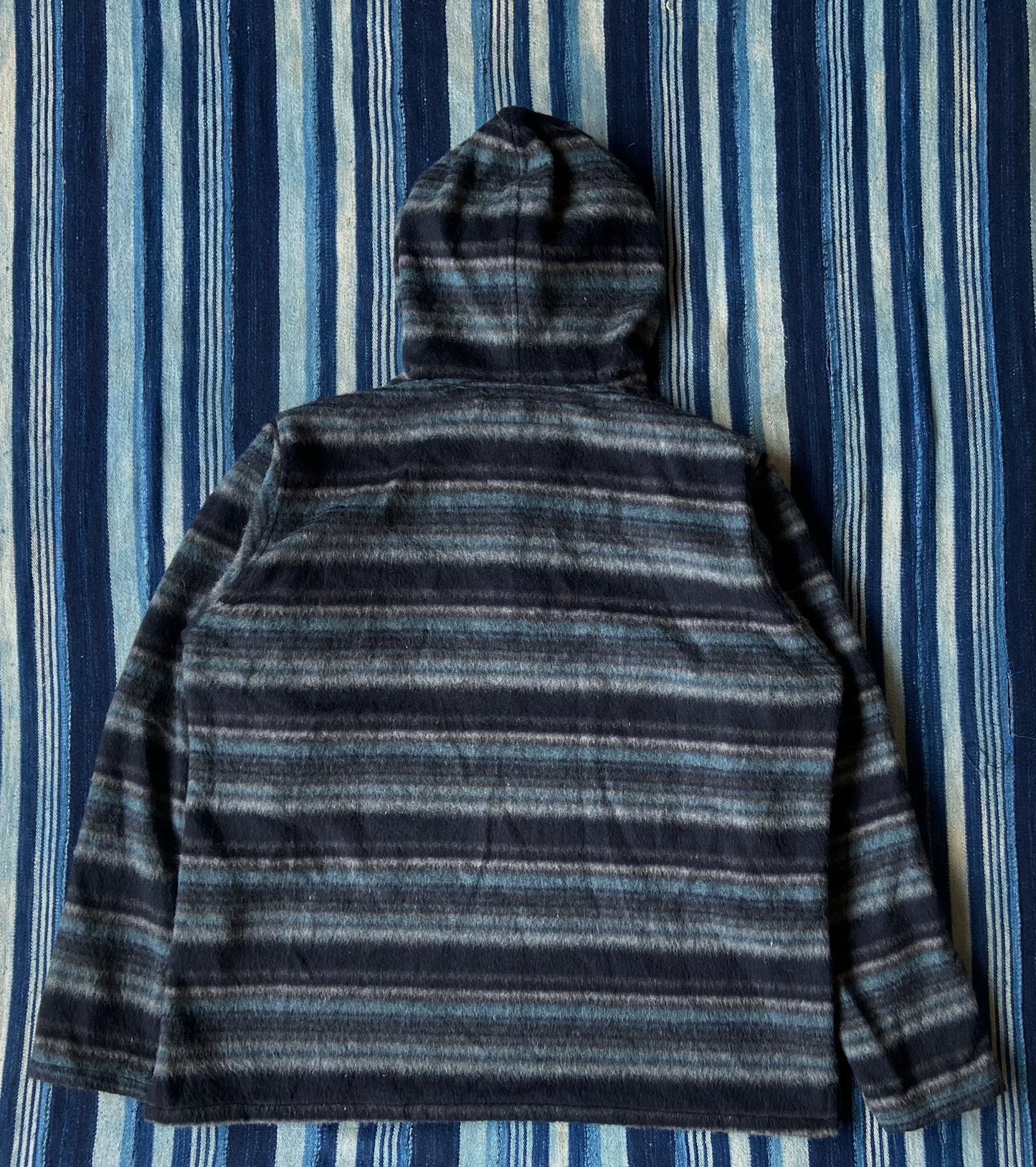 neighborhood embroidered wool hoodie sweatshirt