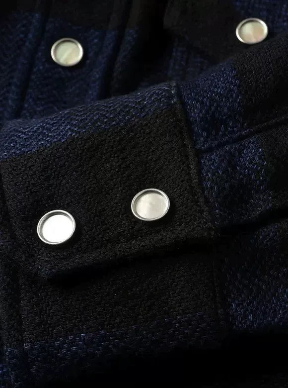 The Flat Head Limited Rope-Dyed Western Flannel Plaid Workwear Shirt