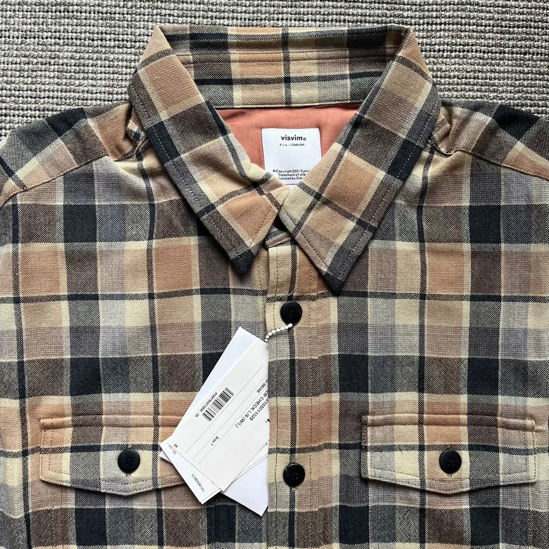 visvim LUMBER CHECK L/S Shirt