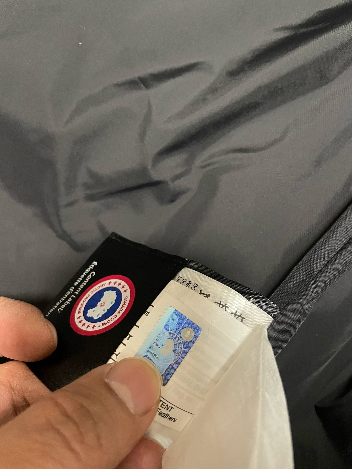 Canada Goose Grey Down Vest in XL Size