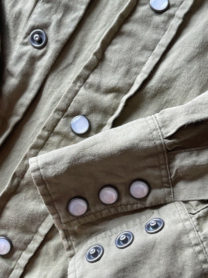 RRL Slim Fit Twill Western Shirt