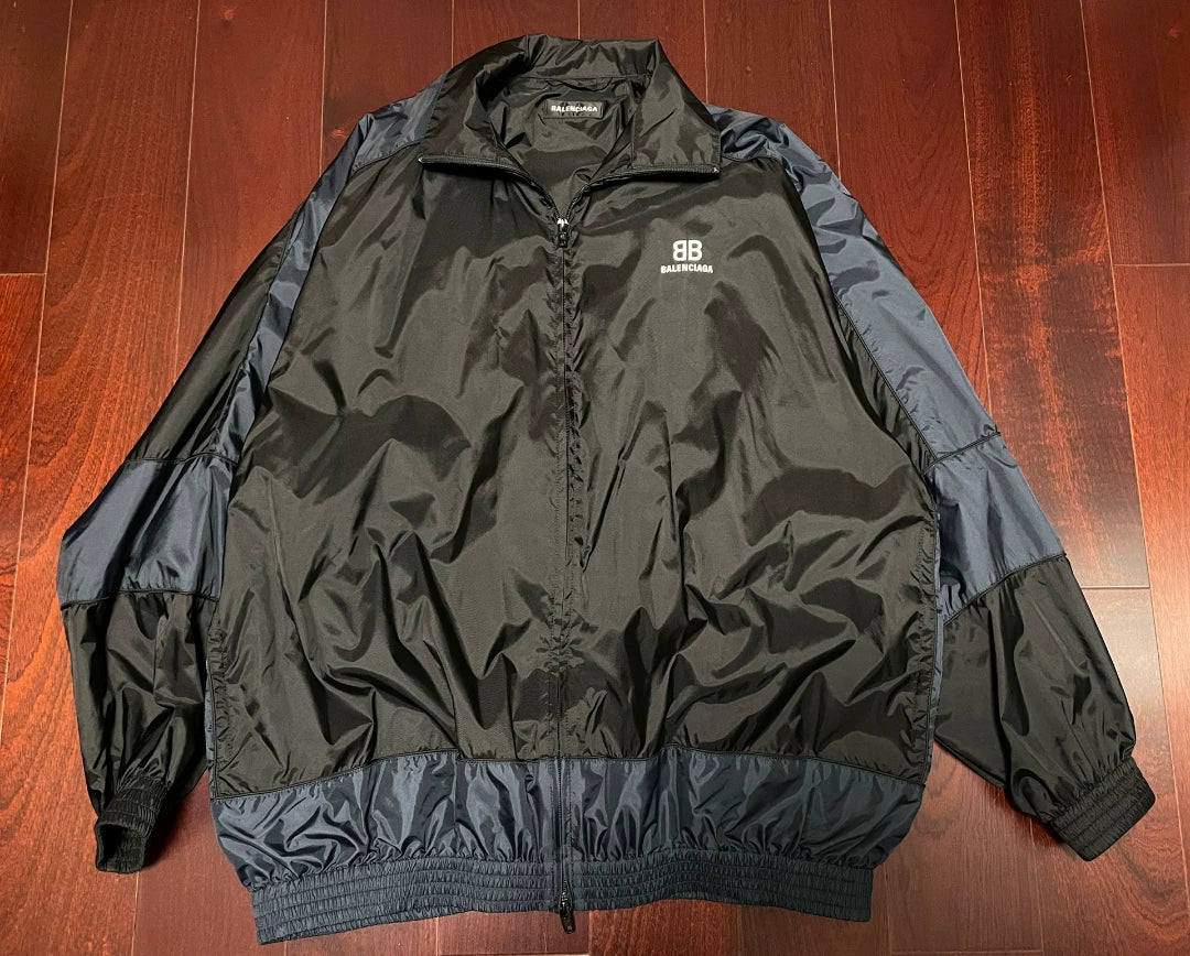 balenciaga dual-layer retro jacket uniform