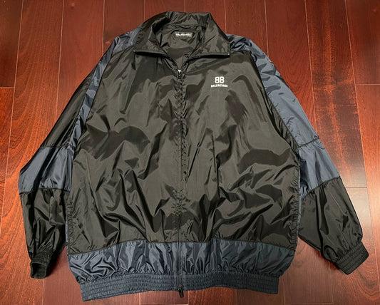 balenciaga dual-layer retro jacket uniform