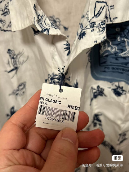 PORTER CLASSIC Hawaiian Aloha Silk Shirt