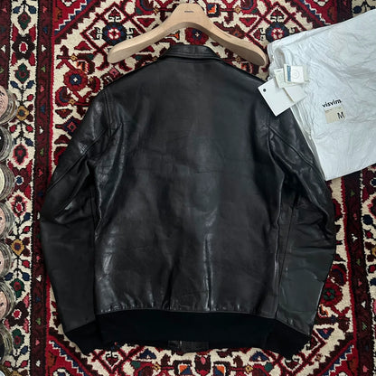 visvim elmendorf leather jacket size m
