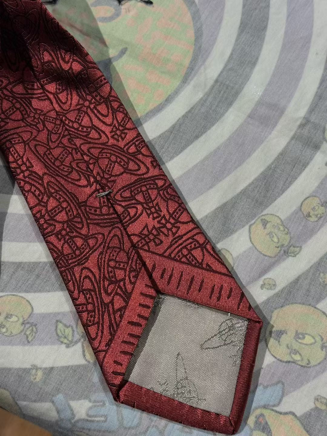 Vivienne Westwood Cherry Red Saturn Tie