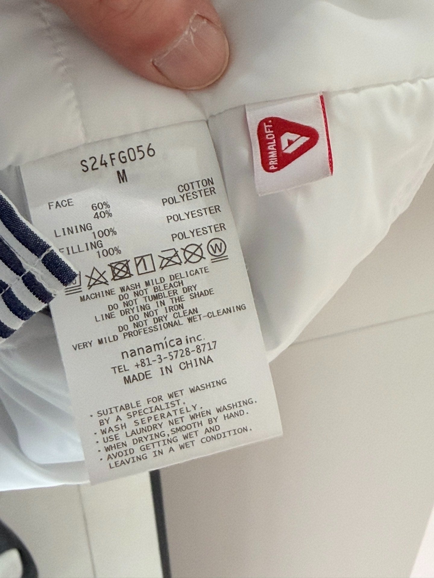 Nanamica 24FW Cotton-Padded Shirt