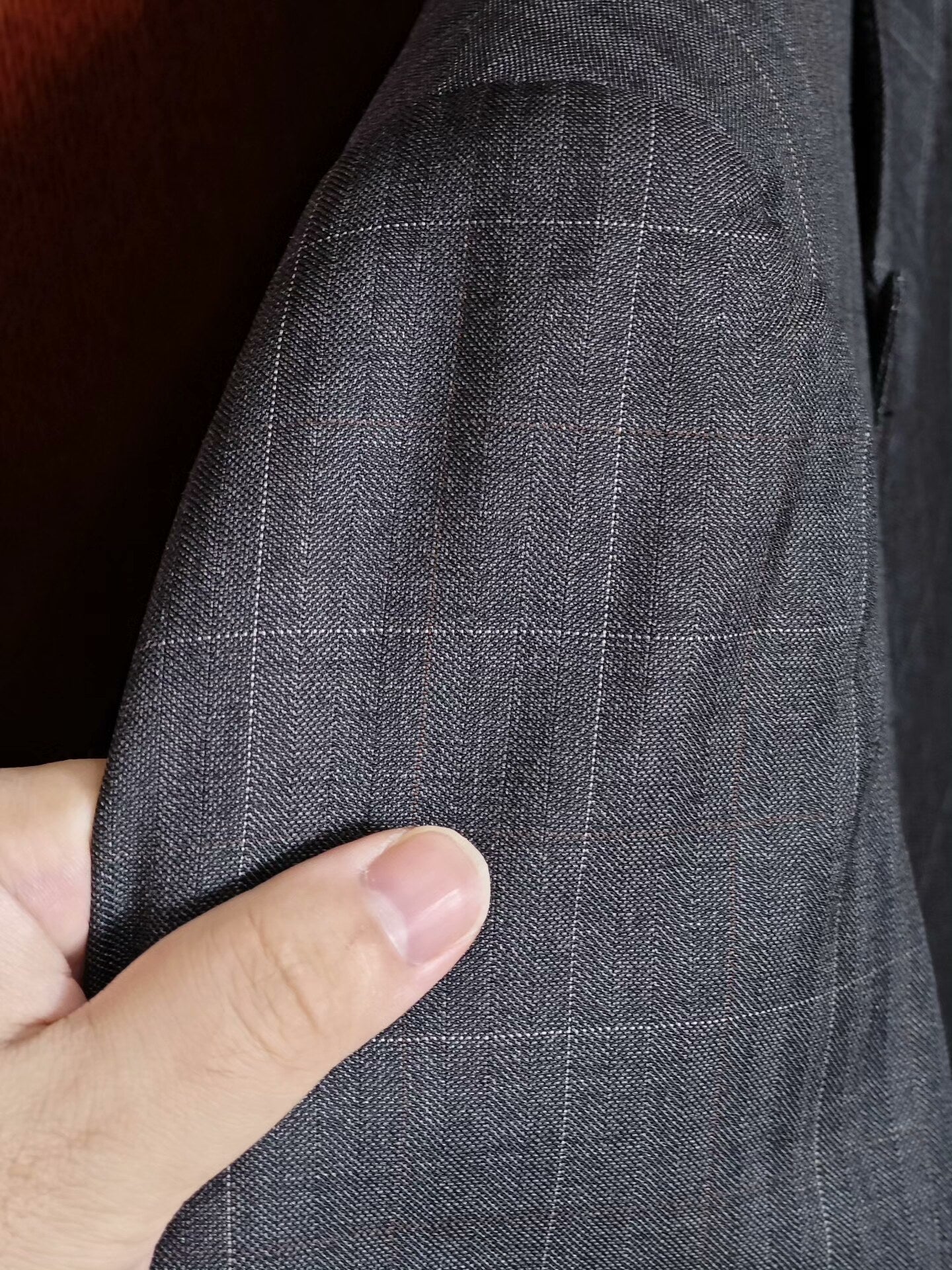 Zegna Gray Double-Breasted Wool Suit