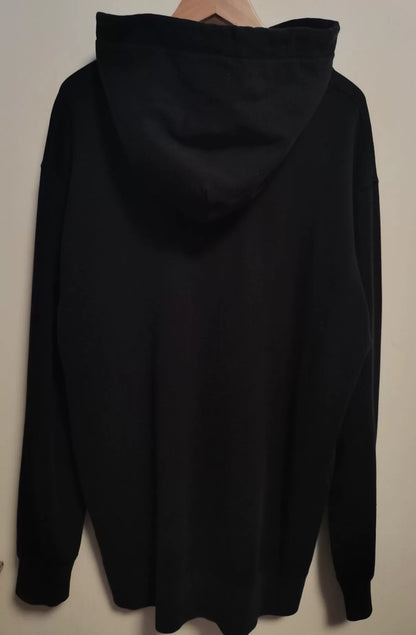 black adventure long hoodie sweatshirt