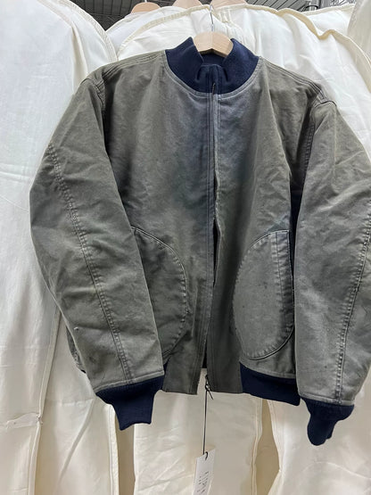 vintage WW2 US NAVY Blue Deck Jacket