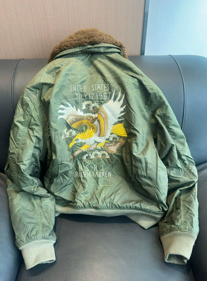 Ralph Lauren Black Label Waxed Flight Jacket