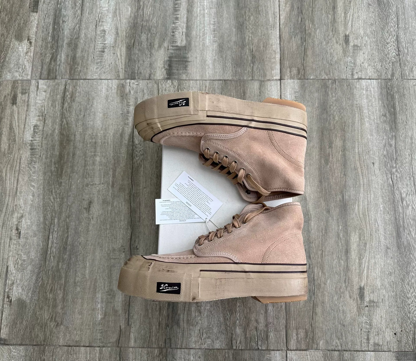 visvim liskamm g.patten-folk sneakers