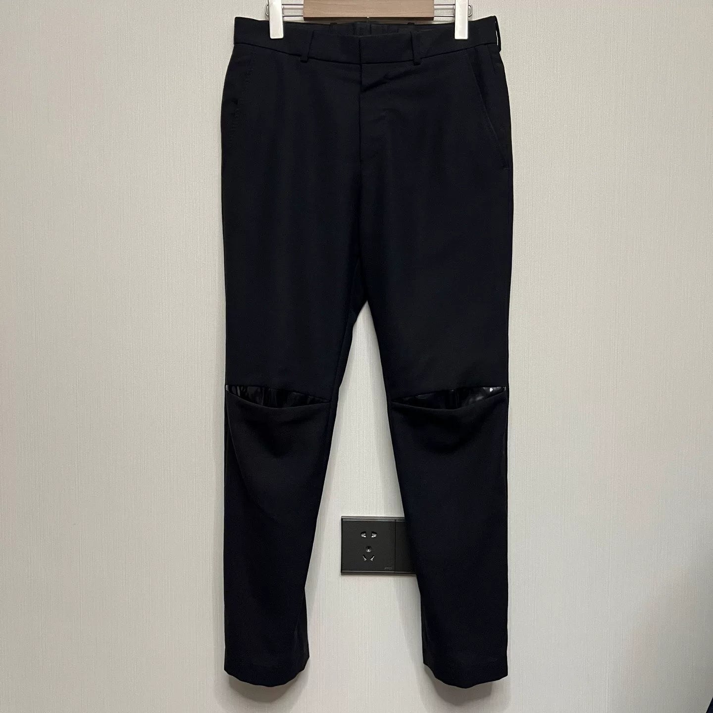 Alexander McQueen Black Cut-Out Pants