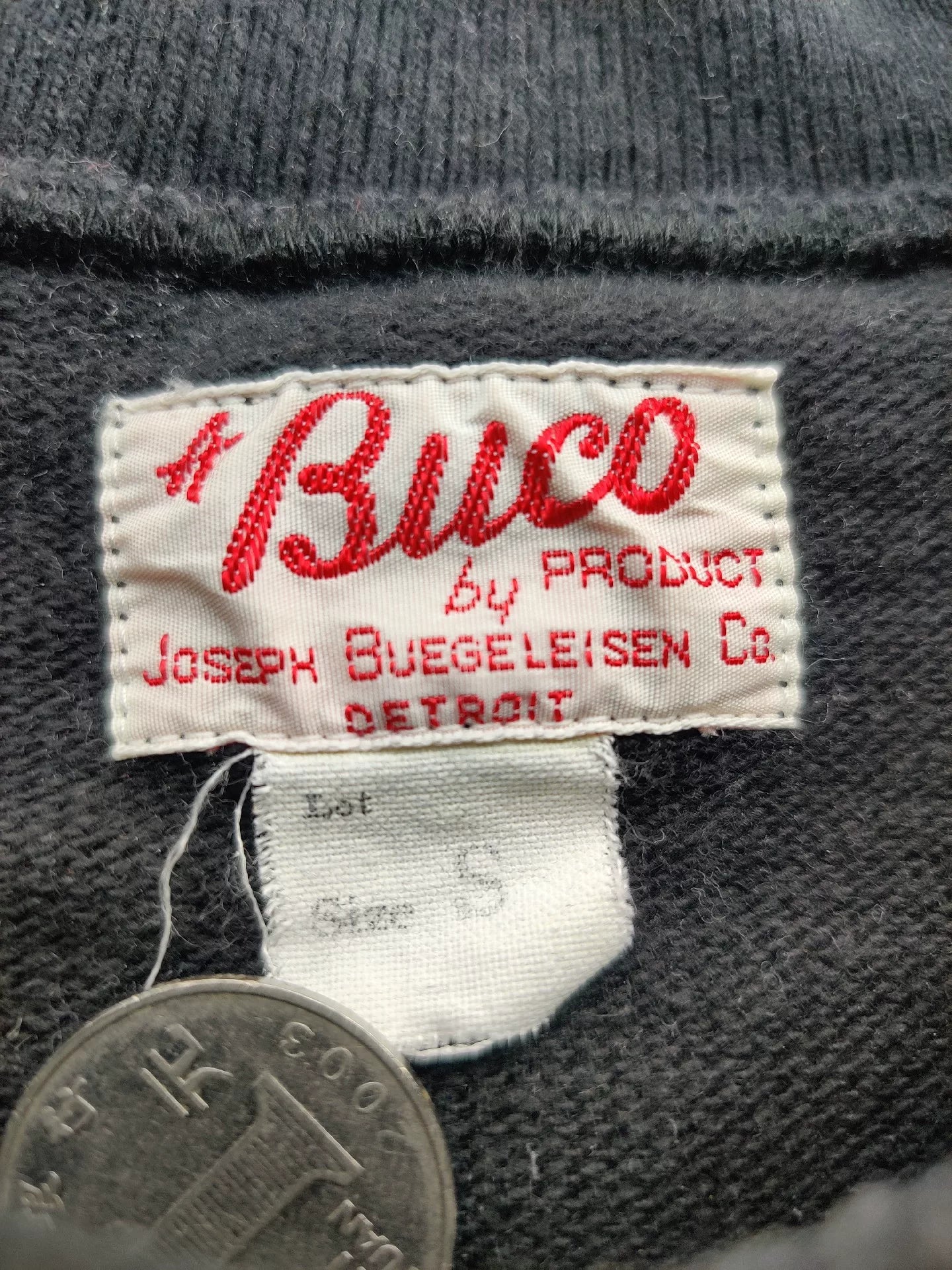 realmccoy knitted sweatshirt motorcycle style