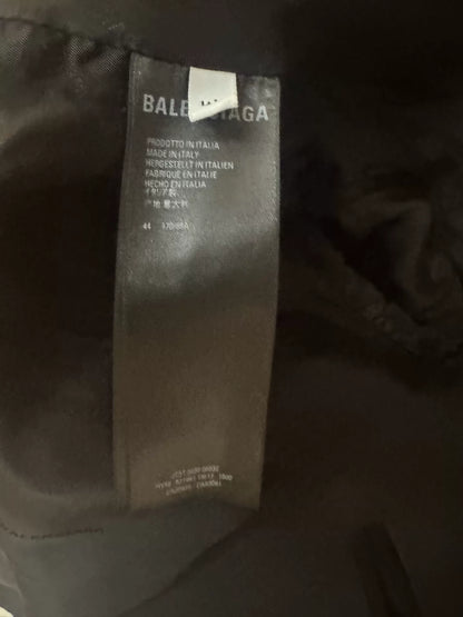 balenciaga black blazer size 44