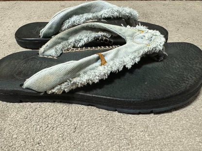 VISVIM Lama Sandal Folk Black