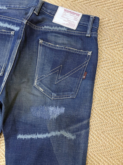 Neighborhood 07 SCAB Distressed Denim Jeans