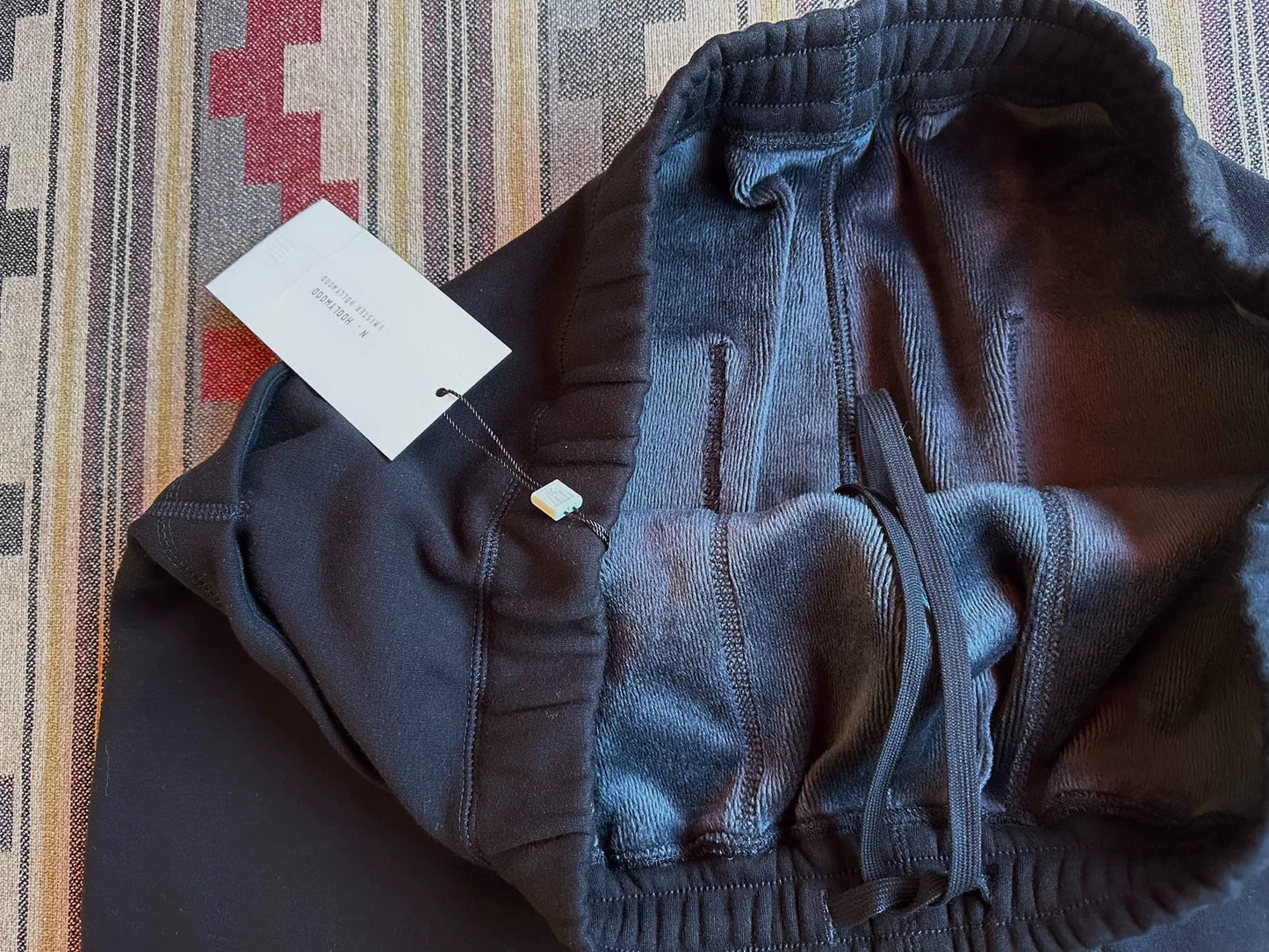 n.hoolywood black track pants for men