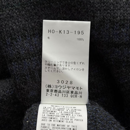 yohji yamamoto striped turtleneck sweater