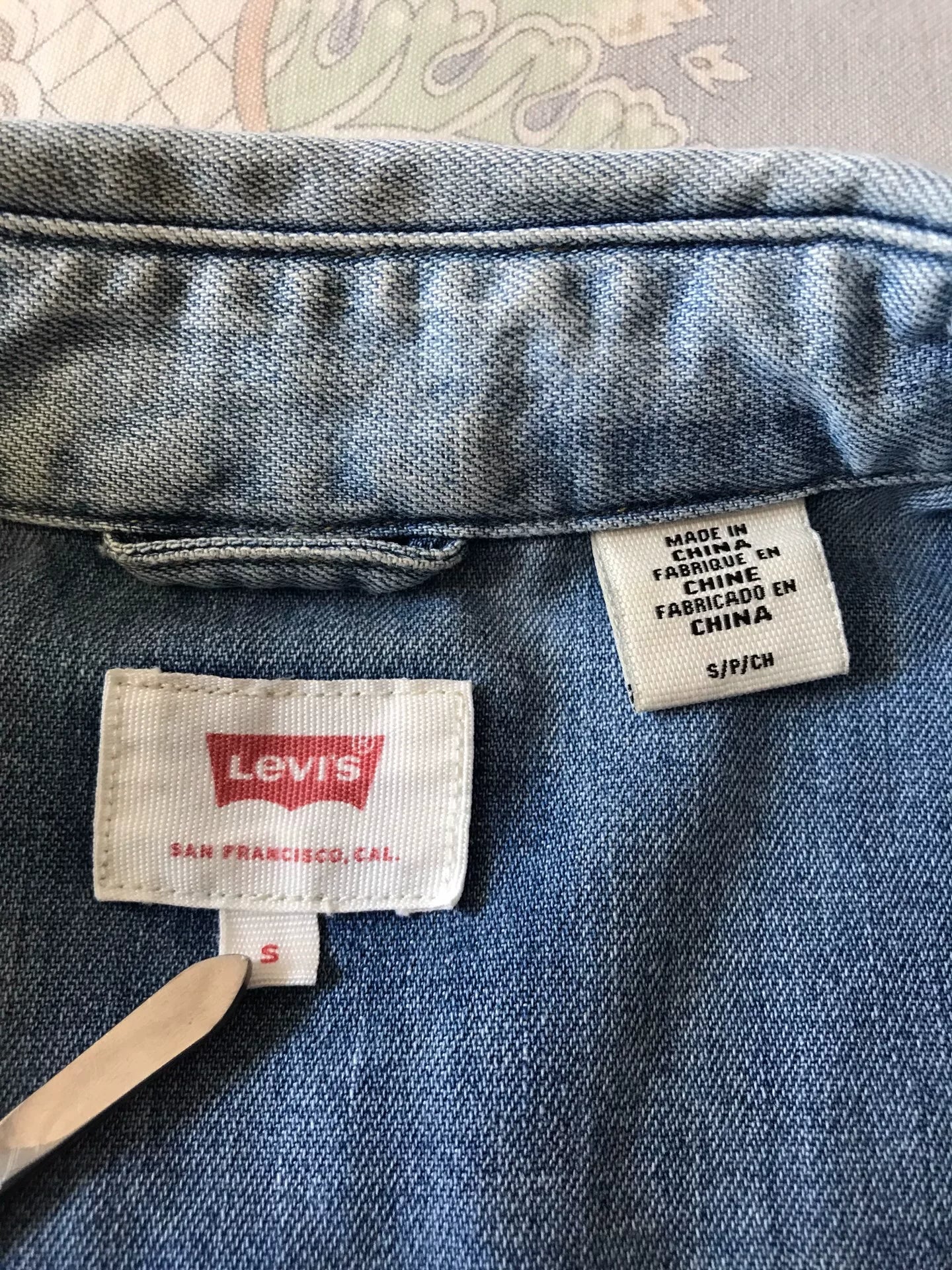 Levi's Light Blue Washed Denim Shirt